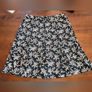 Talbot's 14W midi skirt black and‎ white